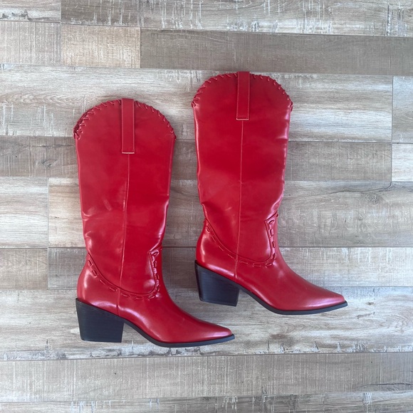 Billini Yanet red western cowboy boots size 7 - Picture 5 of 8